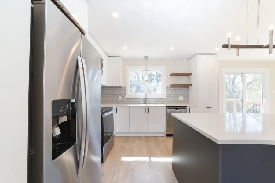 Doyle Street — Room by room, the same house before and after — every viewpoint shot twice so the change speaks for itself. Designed by MAD Design Interiors in Halifax.