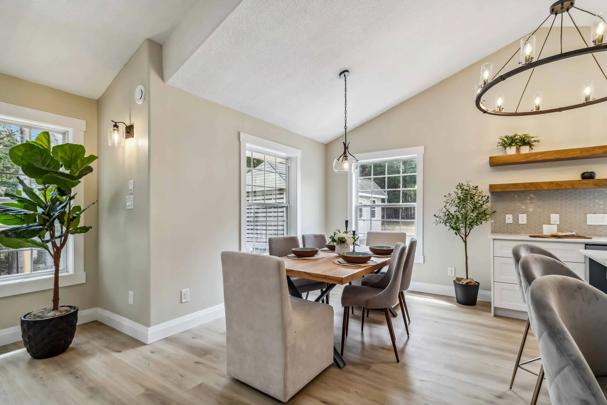 Gail Avenue — Dining Room, after the renovation by MAD Design Interiors