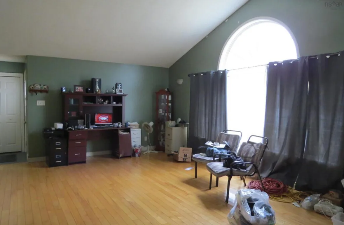 Gail Avenue — Living Room 1, before the renovation by MAD Design Interiors